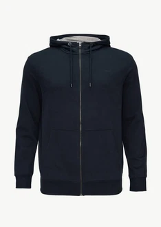 s.Oliver Allwetterjacke Sweatshirt-Jacke mit Kapuze