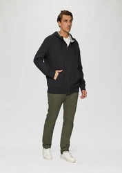 s.Oliver Allwetterjacke Sweatshirt-Jacke mit Kapuze 