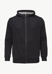 Allwetterjacke Sweatshirt-Jacke mit Kapuze und Logo Logo