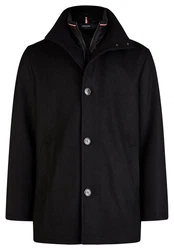 HECHTER PARIS Wolljacke mit Reißverschluss und Knopfleiste Schwarz