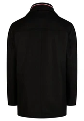 HECHTER PARIS Wolljacke mit Reißverschluss und Knopfleiste Schwarz
