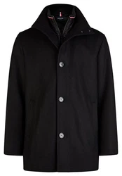 HECHTER PARIS Wolljacke mit Reißverschluss und Knopfleiste Schwarz