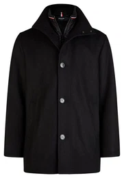 Wolljacke mit Reiverschluss und Knopfleiste