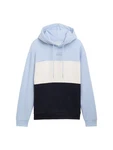 TOM TAILOR Denim Sweatshirt Hoodie mit Print Blau/Hellblau