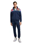 CARLO COLUCCI Sweatjacke Di Tonno Dunkelblau/Blau/Hellblau