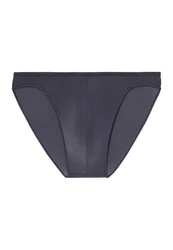 Hom Slip Herren Micro Briefs Plumes Dunkelblau/Dunkelgrau/Blau/Braun