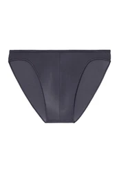 Hom Slip Herren Micro Briefs Plumes Dunkelblau/Dunkelgrau/Blau/Braun