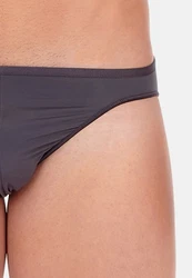 Hom Slip Herren Micro Briefs Plumes Dunkelblau/Dunkelgrau/Blau/Braun