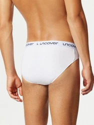 uncover by SCHIESSER Slip Diverse Slips, Boxershorts, Pants (3-St) Weiß/Grau/Braun/Creme/Beige