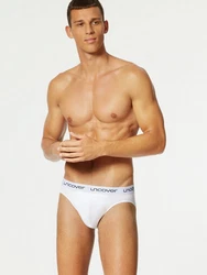 uncover by SCHIESSER Slip Diverse Slips, Boxershorts, Pants (3-St) Weiß/Grau/Braun/Creme/Beige