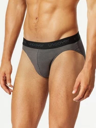 uncover by SCHIESSER Slip Diverse Slips, Boxershorts, Pants (3-St) Grau/Dunkelgrau