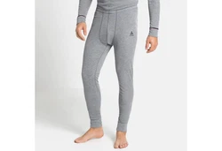 Odlo Lange Unterhose BL Bottom Long Active Warm Eco grau melange