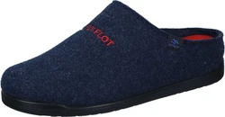 Fly Flot Pantoletten Hausschuh Dunkelblau/Blau/Hellblau