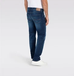 MAC 5-Pocket Hose ARNE Dunkelblau/Grün/Weiß/Blau