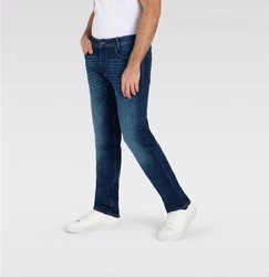 MAC 5-Pocket Hose ARNE Dunkelblau/Grün/Weiß/Blau