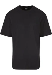 URBAN CLASSICS T-Shirt Urban Classics Herren Waffle Tee Schwarz/Dunkelgrau