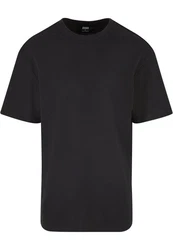 URBAN CLASSICS T-Shirt Urban Classics Herren Waffle Tee Schwarz/Dunkelgrau