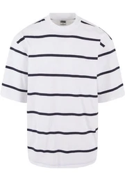 T-Shirt Herren Oversized Sleeve Modern Stripe Tee (1-tlg)