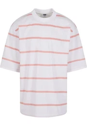 T-Shirt Herren Oversized Sleeve Modern Stripe Tee (1-tlg)