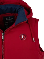 Schietwetter Steppweste Herren Rot/Dunkelrot/Bordeaux