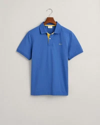 Gant Poloshirt REGULAR CONTRAST PIQUE Blau