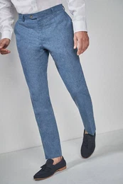 Anzughose Skinny Fit Baukasten-Anzug-Hose aus Leinengemisch (1-tlg)