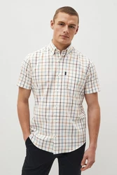 Next Langarmhemd Pflegeleichtes Button-Down-Oxford-Hemd 
