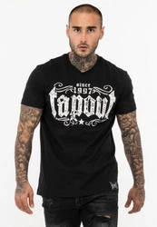 TAPOUT T-Shirt CRASHED Schwarz/Lila/Grau