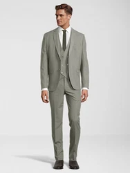 SteffenKlein Anzug Slim-Fit Grün/Hellgrün/Khaki/Dunkelgrün