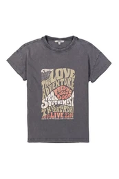 Kurzarmshirt T-Shirt mit Schriftzug - Regular Fit
