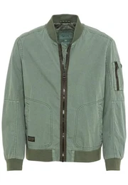 Blouson mit Collegekragen Markenlabel