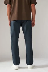 Next Chinohose Straight Fit Dunkelblau/Blau/Grau