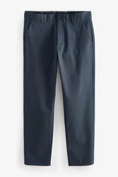 Next Chinohose Straight Fit Dunkelblau/Blau/Grau