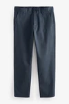 Next Chinohose Straight Fit Dunkelblau/Blau/Grau