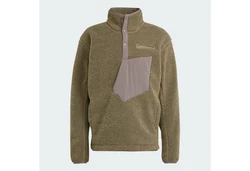 adidas TERREX XPLORIC HIGH PILE FLEECE Dunkelgrün/Khaki/Grün