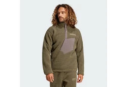 adidas TERREX XPLORIC HIGH PILE FLEECE Dunkelgrün/Khaki/Grün