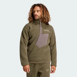 adidas TERREX XPLORIC HIGH PILE FLEECE Dunkelgrün/Khaki/Grün