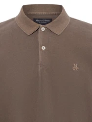 Marc O'Polo Poloshirt Grau/Braun/Khaki