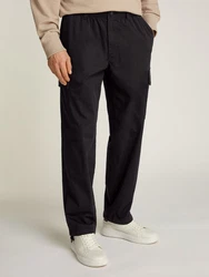 Calvin Klein Jeans Cargohose Regular Straight Cargo mit Logoprägung Khaki/Dunkelbraun/Schwarz/Dunkelblau/Lila