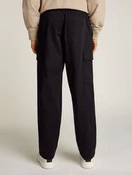 Calvin Klein Jeans Cargohose Regular Straight Cargo mit Logoprägung Khaki/Dunkelbraun/Schwarz/Dunkelblau/Lila