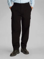 Calvin Klein Jeans Cargohose Regular Straight Cargo mit Logoprägung Khaki/Dunkelbraun/Schwarz/Dunkelblau/Lila