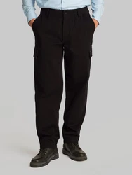 Calvin Klein Jeans Cargohose Regular Straight Cargo mit Logoprägung Khaki/Dunkelbraun/Schwarz/Dunkelblau/Lila