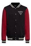 KingKerosin Collegejacke Speed Kings V8 Dunkelrot/Rot/Creme