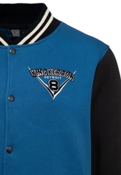 KingKerosin Collegejacke Speed Kings V8 Blau