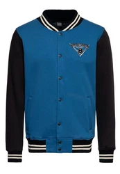 KingKerosin Collegejacke Speed Kings V8 Blau