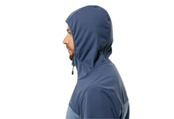 Jack Wolfskin Softshelljacke Herren Jacke FELDBERG HOODIE Grau/Hellblau/Blau/Dunkelblau