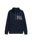 TOM TAILOR Sweatshirt mit Textprint Dunkelblau