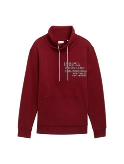 TOM TAILOR Sweatshirt mit Textprint