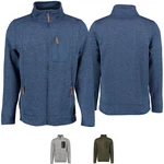 German Wear Strickfleecejacke OP7 Hellblau/Dunkelblau/Grau/Blau
