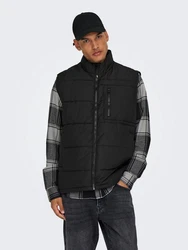 ONLY & SONS Steppweste ONSJAKE QUILTED VEST OTW Schwarz